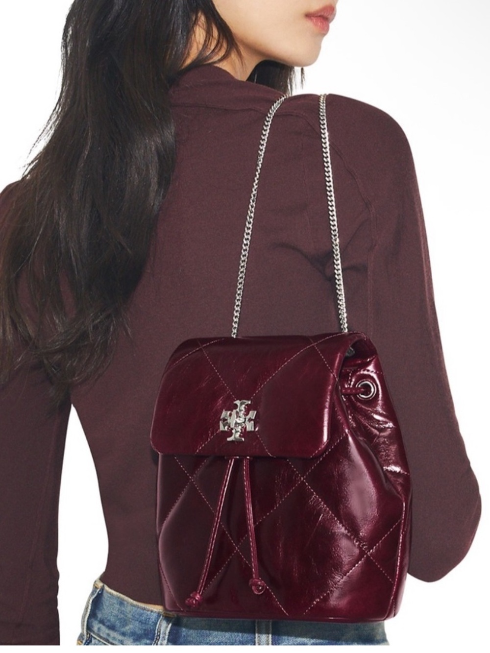 Tory Burch Kira Diamond Quilt Backpack